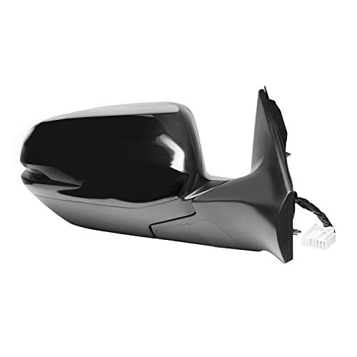 Passenger Side Fit Mirror for HONDA CR-V EX, EX-L, textured black w/PTM cover, w/turn signal, w/BSDS, foldaway, w/o camera, HP, 63071H