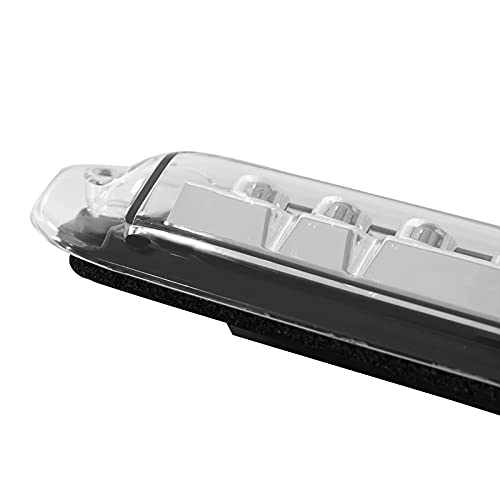 Clear LED SPEC-D TUNING Third 3rd Brake Light Center Lamp Compatible with 1999-2006 Chevy Silverado GMC Sierra 1500 2500 3500