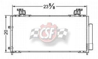 A/C CSF 10453 Condenser