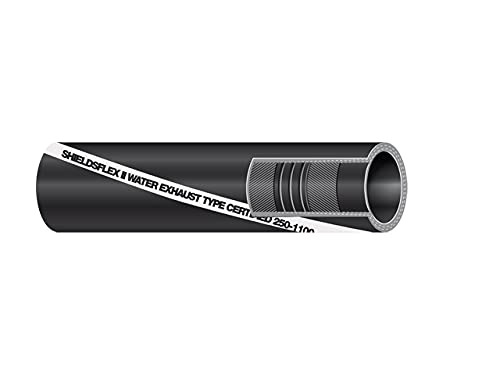 Shields II Shieldsflex Water/Exhaust (Size: 5/8", Option: 50')