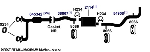 38807 AP Exhaust Products Pipe