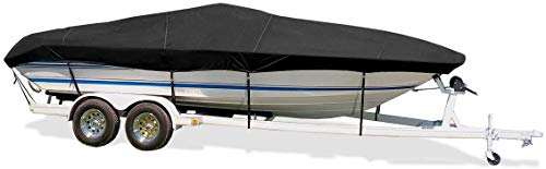 Taylor Made Products Semi-Custom Trailerite Boat Cover for Ski Boats with Outboard Motor - Includes Motor Hood, Multiple Sizes and Colors