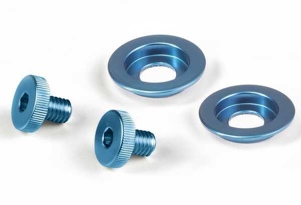 Stilo Helmet YA0817B Visor Pivot Screw Kit - ST5 Series - Aluminum - Blue - Kit