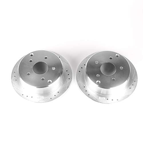 Power Stop Rear AR8284XPR Drilled & Slotted Rotor Pair For Pontiac GTO 2004 [Model Specific]