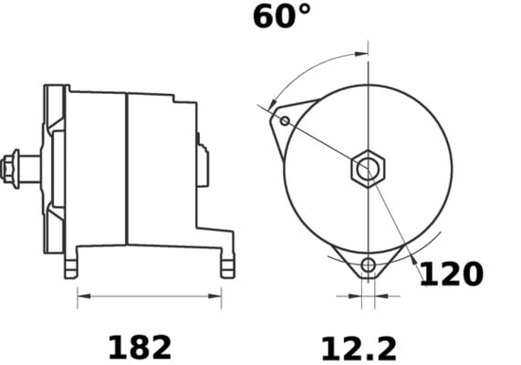 Alternator Mahle - MG754