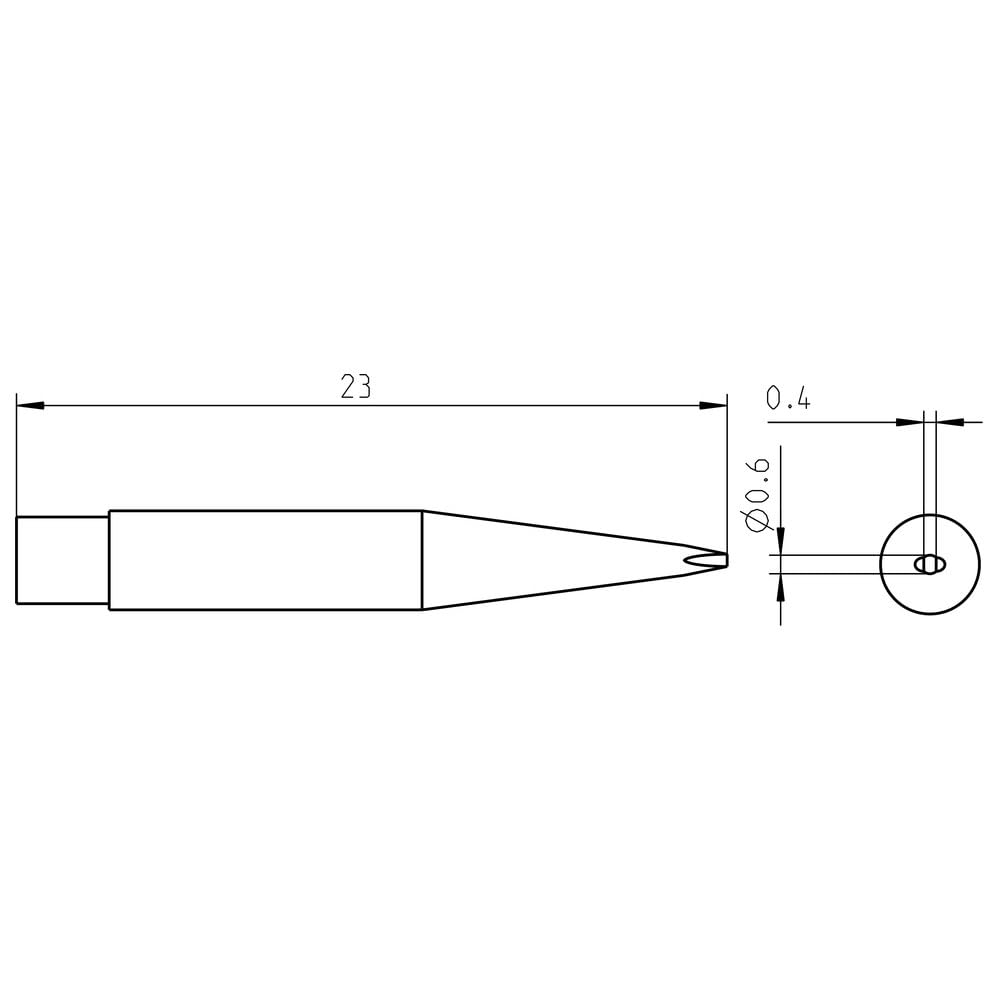 Welding Tool Ms Tip Chisel 0.6X0.4