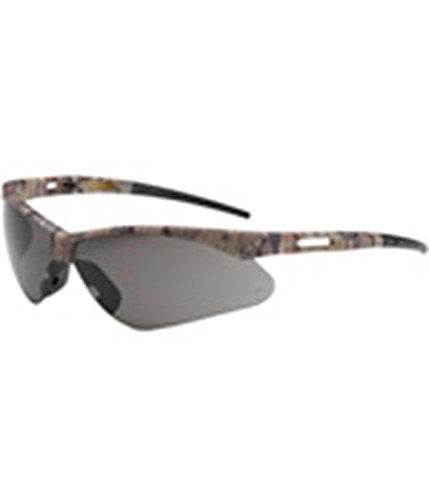 250-AN-10123 Anser Semi-Rimless Safety Glasses with Camouflage Frame, Gray Lens and Anti-Scratch Coating