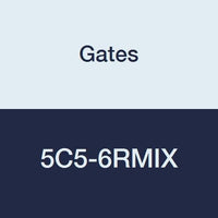 5C5-6RMIX Gates Field Attachable for C5C, C5D and C5M Hose, Male SAE 45 Flare Inverted Swivel, Steel, 1/4" ID