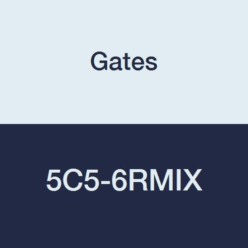 5C5-6RMIX Gates Field Attachable for C5C, C5D and C5M Hose, Male SAE 45 Flare Inverted Swivel, Steel, 1/4" ID