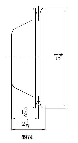 Water Pump Pulley Mr. Gasket 4974 - Chrome - Single Groove