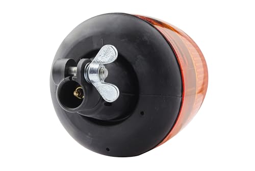 HELLA KL 006846011 Rotaflex Flex Mount Beacon Warning Light, Rotating Patterns, 24V, Amber