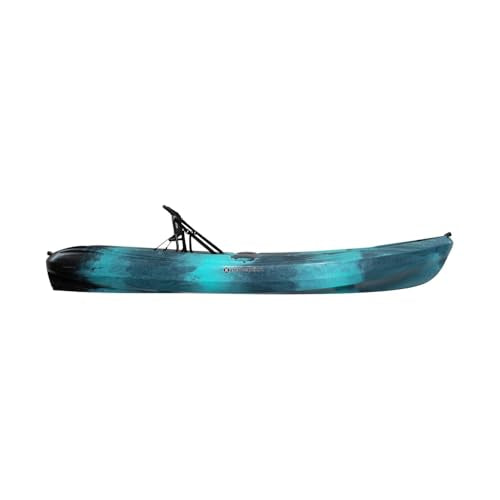 Tribe 9.5 - Perception Sit on Top Kayak - Large Rear Storage with Tie Downs - 9.5 - Dapper