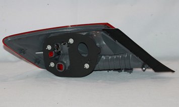 Right TYC Tail Light Assembly Compatible with 2006-2008 Honda Civic