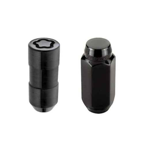 Black Cone Seat McGard Wheel Installation Kit for 6 Lug Vehicles (M14 x 1.5 Thread Size)