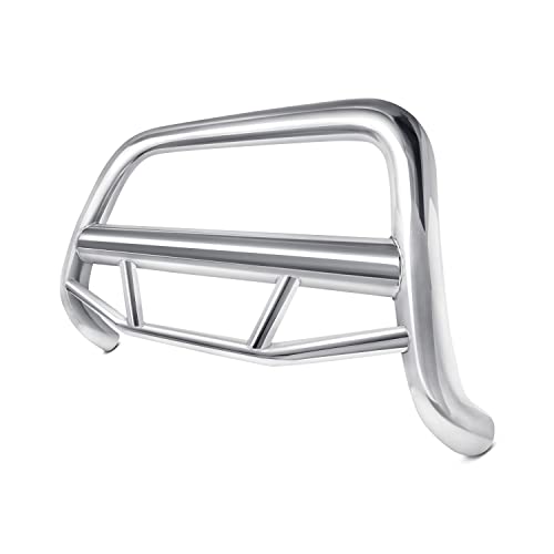 Max Bull Bar Black Horse No Skid Plate Stainless Steel Compatible with 2023-2024 Lexus NX-MBS-F7902