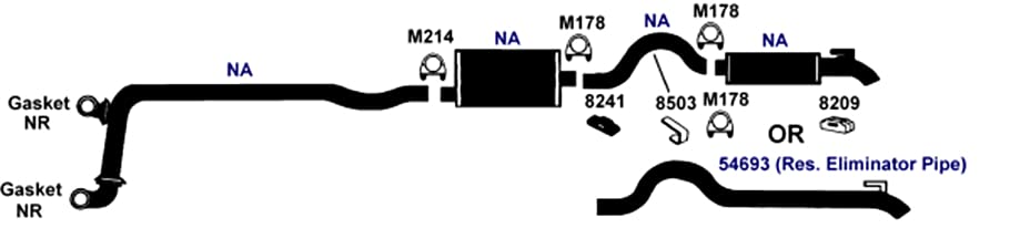 Exhaust Bracket AP Exhaust 8503