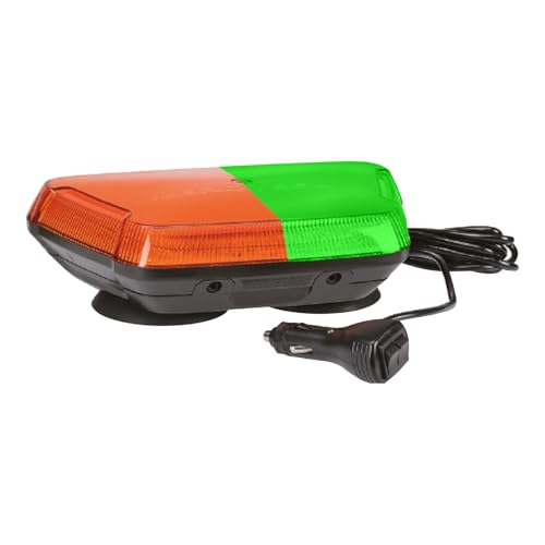 Vision X 9.84" AEROTECH MINI BAR Amber/Green Lighting MAG Base with Lead Clear Lens (Single Stack) 10-80V