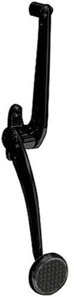 Midnight Series Lokar XBAG-6188 Black Steel Billet Aluminum Throttle Pedal Assembly with Rubber Insert