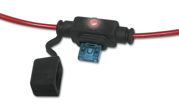 LED ATM Mini Fuse Holder WirthCo 24410 (with Cover), 1 Pack