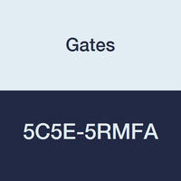 5C5E-5RMFA Gates Field Attachable for C5E Hose, SAE Male Flareless Assembly, Steel, 1/4" ID