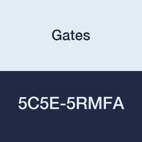 5C5E-5RMFA Gates Field Attachable for C5E Hose, SAE Male Flareless Assembly, Steel, 1/4" ID
