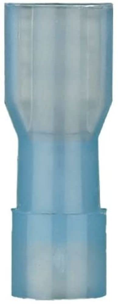 Install Bay 16/14 Gauge BNFD187F Fully Insulated Nylon .187 Female, Blue (100-Pack)