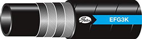 Gates Synthetic Rubber 20EFG3KXLL Spiral Wire Hose, SAE 100R12, 200' Length, 10.25" ID, 3000 Working PSI, 40°F to +250°F Temperature Range