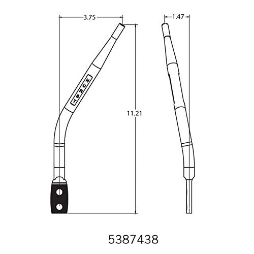 Chrome Plated Hurst 5387438 Round Bar Stick OEM Style