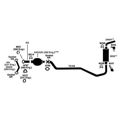Exhaust Muffler AP Exhaust Products 7677