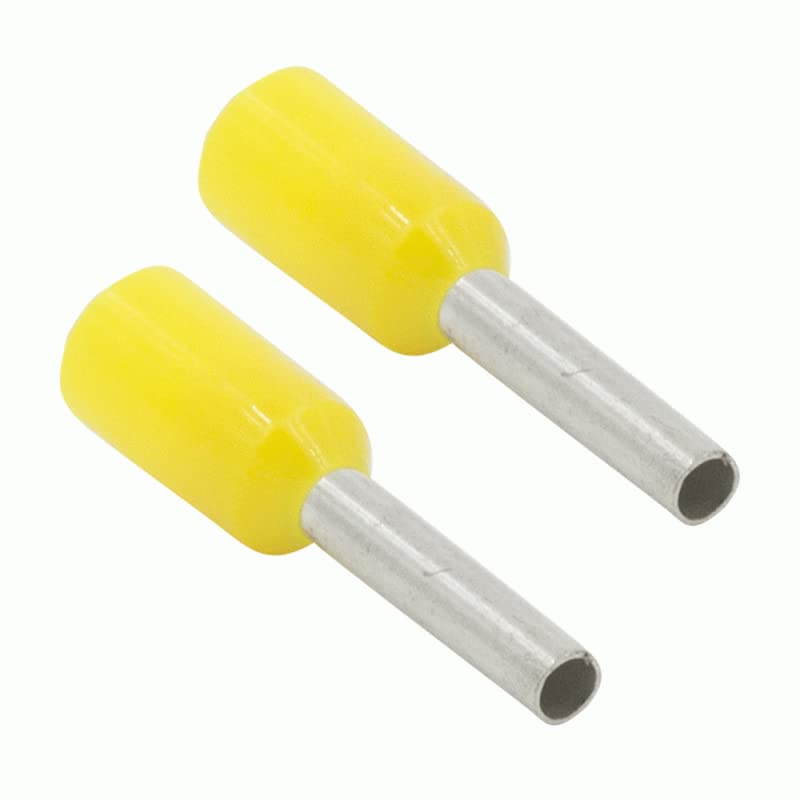 18 Ga Install Bay Yellow Ferrules - Package of 100