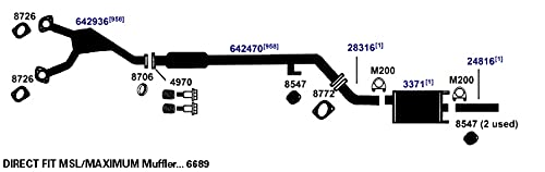Hanger AP Exhaust 8547