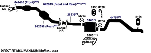 Exhaust Tail Pipe AP Exhaust Products 44757