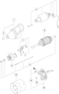 Starter Mahle - MS414