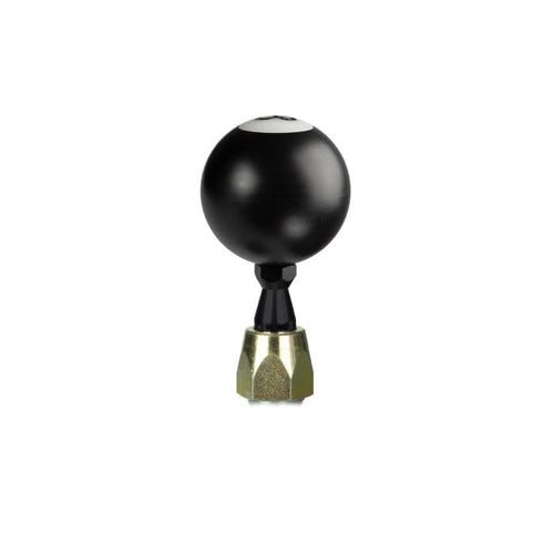 ES Shifter Lokar Performance Products Ford 6R80 Black 4" Straight Lever 8-Ball Knob
