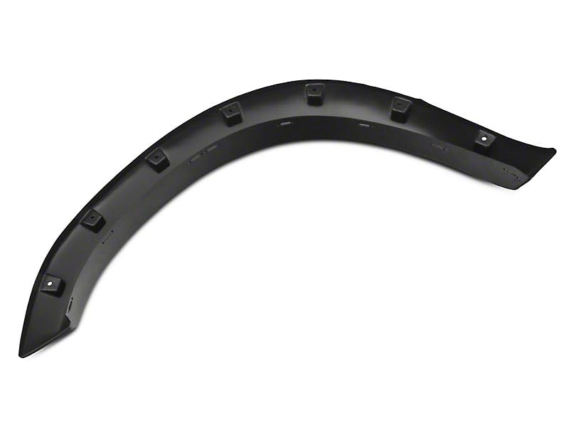 Fender Flares Black Horse Riveted Style Black Compatible with 2009-2010 Dodge Ram 1500|2011-2018 Ram 1500-FF-DORA-SM-PKT