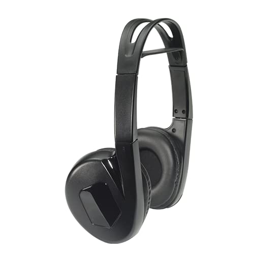 Overhead Monitors Audiovox VODP10 with 2 Wireless Headphones, DVD Players with Three Snap-on Bezels in Black, Shale and Pewter