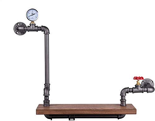 YIMJ Wall Shelf Coat Rack Furniture Wrought Iron Towel Rack American Country Style Shelf Art Exhibition Shelf