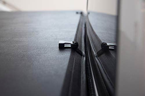 CoveRex TF Series Armordillo USA 7162501 Lightweight Soft Vinyl Tri-Fold Truck Bed Tonneau Cover Fits 2000-2004 Dodge Dakota 5.5 Ft (66") Short Bed