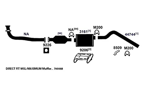 Exhaust Tail Pipe AP Exhaust Products 44744