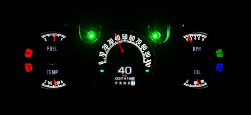 Dakota Digital Retrotech RTX-73J-WAG-X Gauge Instrument System Compatible with Jeep 1973-85 Wagoneer, Cherokee & J Trucks