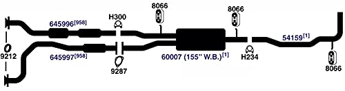 Exhaust Tail Pipe AP Exhaust Products 54159