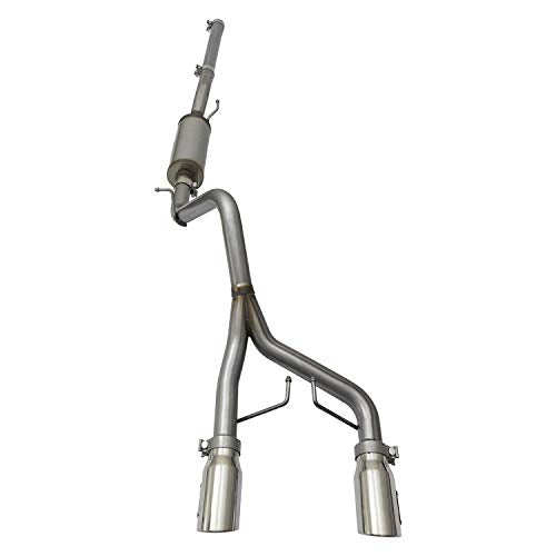 Rebel Series aFe Power 49-48056-P 2.5" Stainless Steel Cat-Back Exhaust System