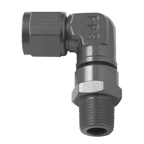 3AN Fragola Female Swivel To 1/8 NPT - 90 Degree - Black