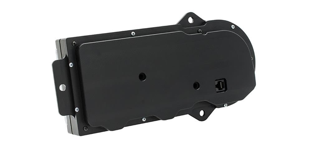 Dakota Digital VHX-48F-PU-K-W Gauge System Compatible with 1948-50 Ford Pickup Truck Black Alloy White Backlighting