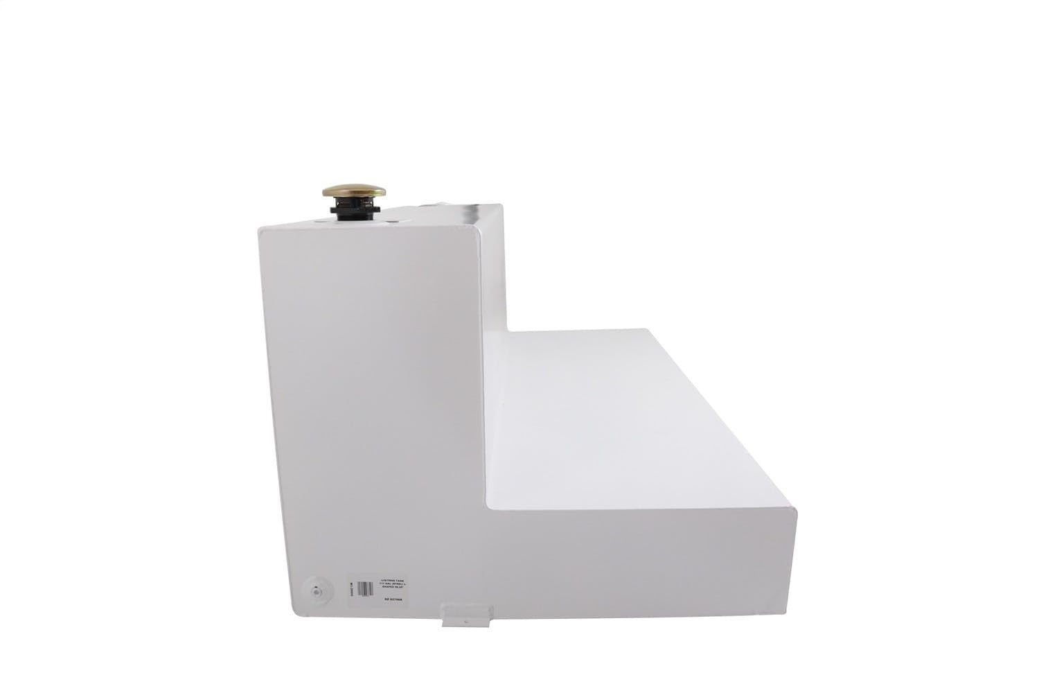 L-Shape Dee Zee DZ92756S Transfer Tank (111 gallon) - White Steel