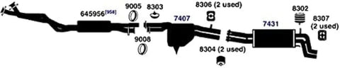 Hanger AP Exhaust 8304