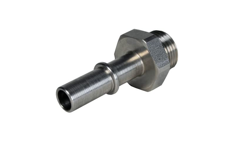 1/2 Male Quick Connect Stainless Steel Adapter to AN-10 ORB