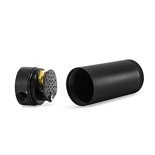 Mishimoto XL Baffled Oil Catch Can, MMBCC-CBTWO-XLBK 2-Port
