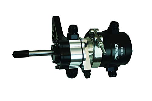 Moroso Single Stage 22654 External Oil Pump w/Integral Vacuum Pump, Big Block Chevy Mount