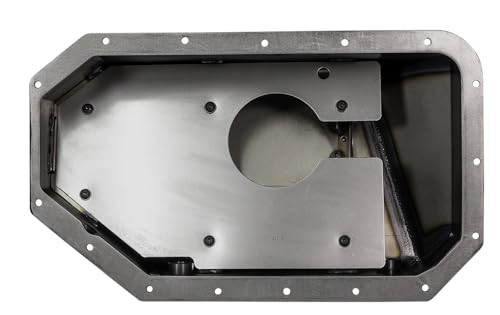 Moroso Steel Oil Pan 20919, Fits Honda K-Series 2.0/2.4 Engines, RSX/Civic SI and others, Road Race Baffle